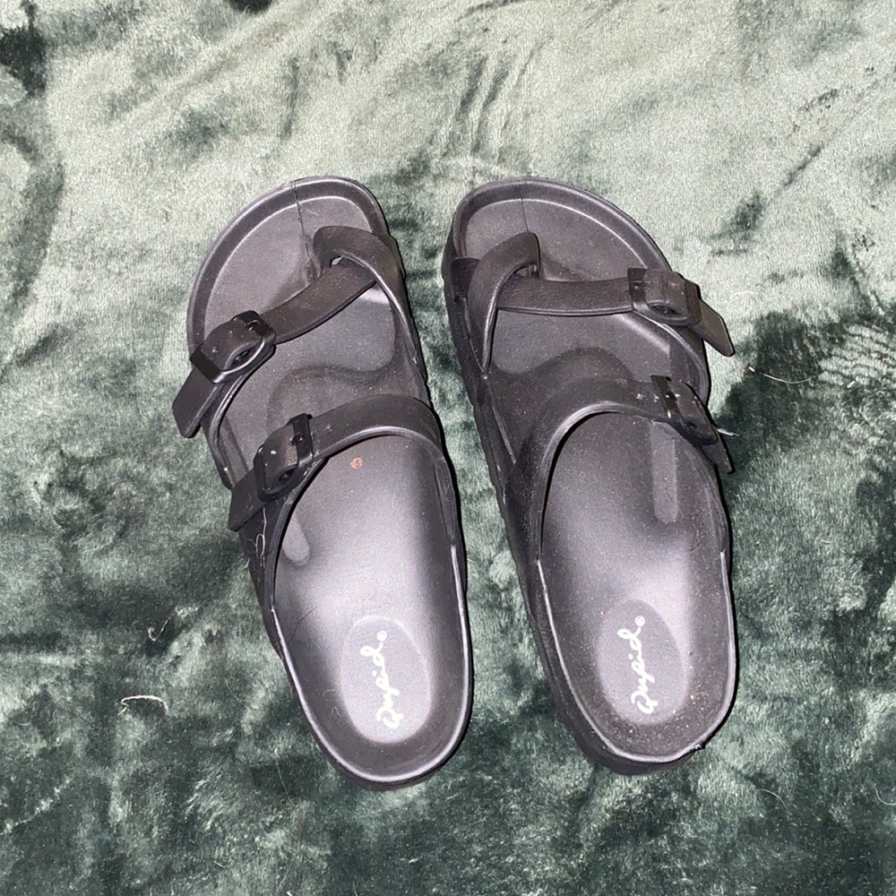 Black sandals